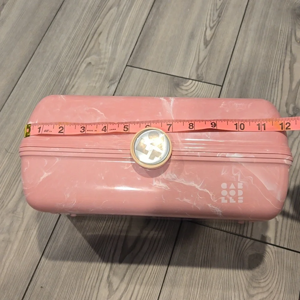NEW! Pink Marble Caboodle